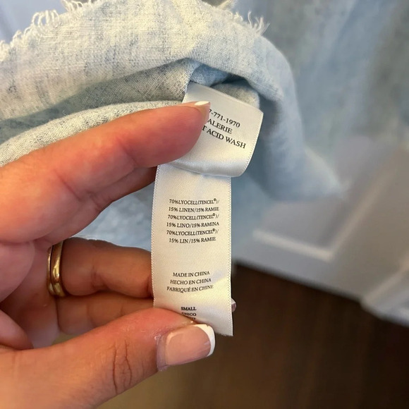 Rails Valerie Raw Hem Shirtdress - Sz s - Picture 7 of 8